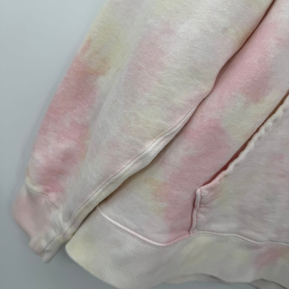 Men's Abercrombie and fitch soft af fleece tie dye pink hoodie size xxl - Picture 5 of 10